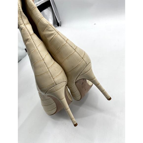 Schutz Maryana Wide Cream boots - Picture 7 of 8